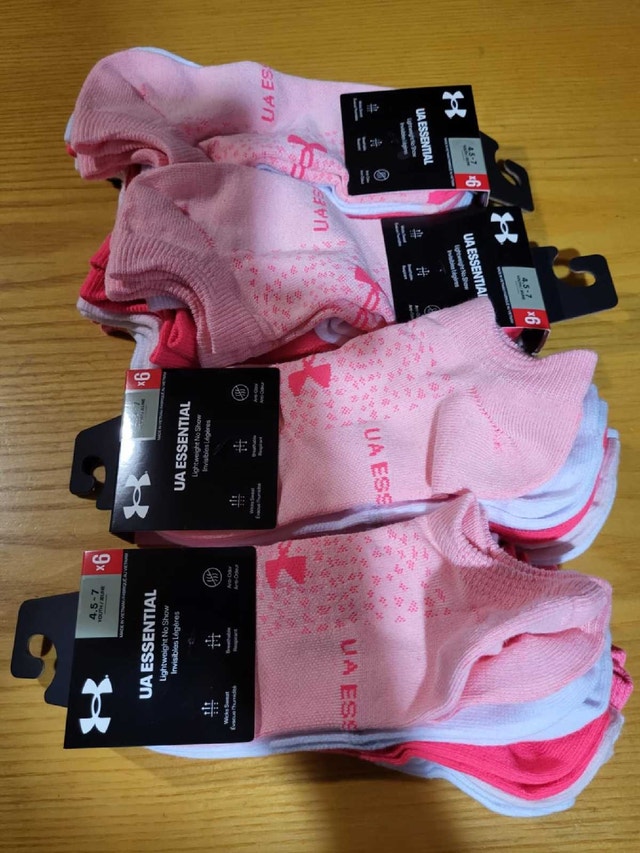 Under Armour Socks - Girls' No Show 6-Pair Packs
