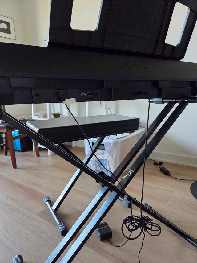 Roland FP-10 digital piano + sustain pedal + seat - photo 3