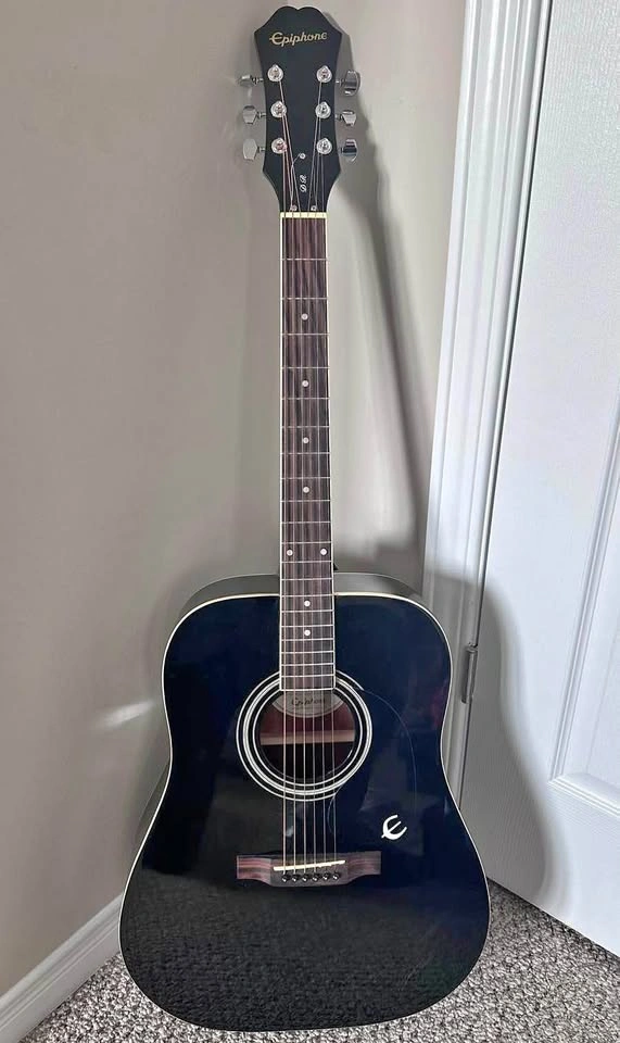 Epiphone DR-100 Acoustic Guitar – Black