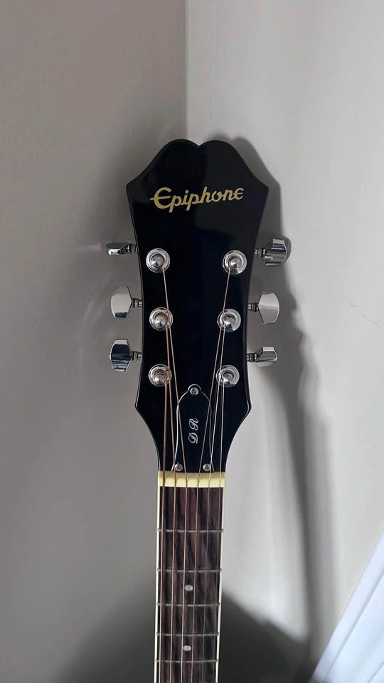 Epiphone DR-100 Acoustic Guitar – Black - photo 2