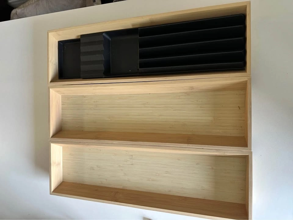 IKEA UPPDATERA Bamboo Drawer Organizers SET (4 pcs) - photo 4