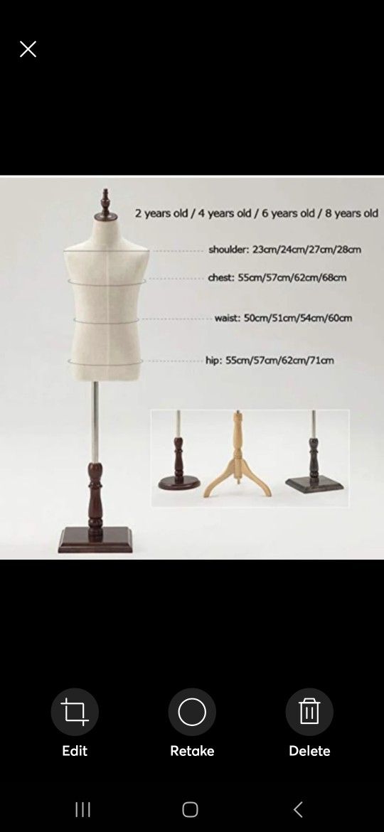 Children's Dressmaking Mannequins - photo 4