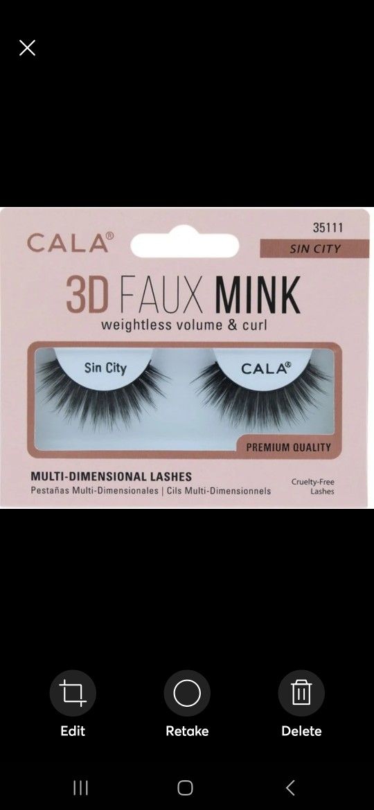 Cala 3D Faux Mink Lashes - photo 4