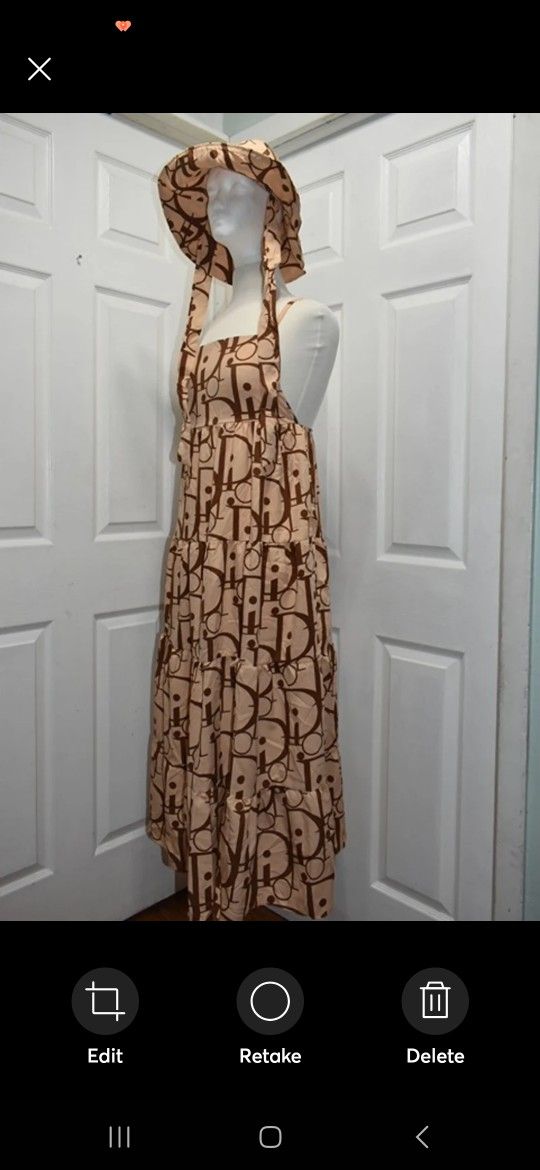 Dress with Cool Fabric Bolero and Adjustable Hat - photo 3