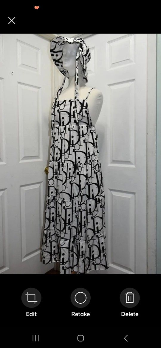 Dress with Cool Fabric Bolero and Adjustable Hat - photo 4