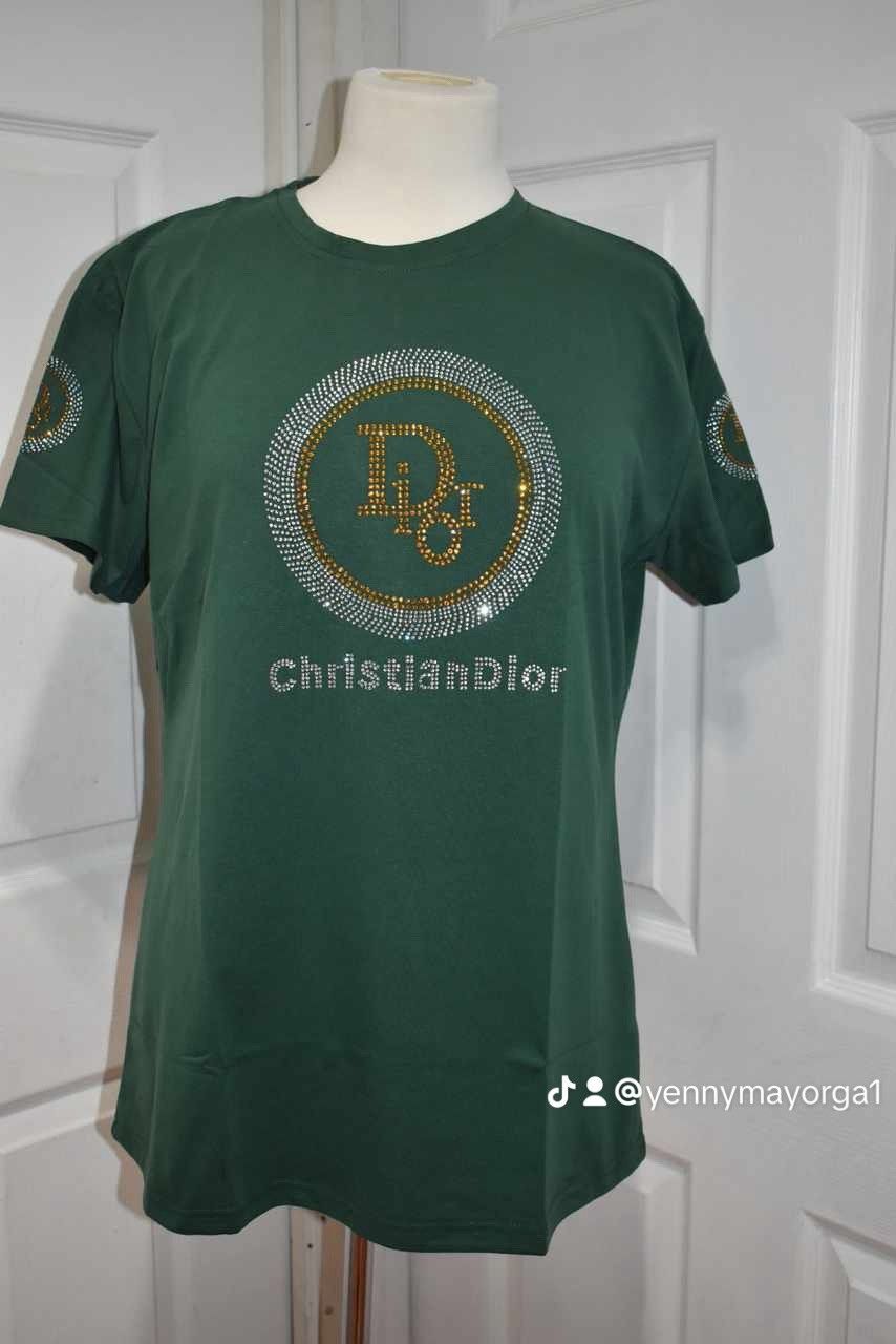 XL Women's T-Shirt - D Inspired w/ Rhinestones - photo 2