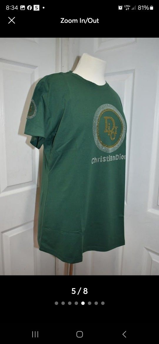 XL Women's T-Shirt - D Inspired w/ Rhinestones - photo 4