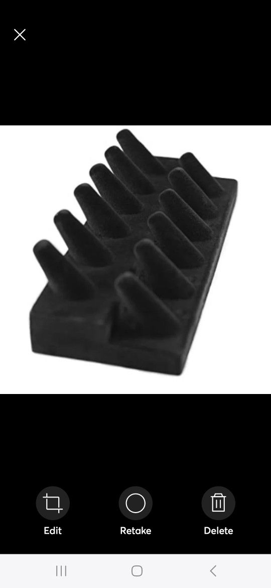 Black Velvet Ring Display Organizer - photo 2