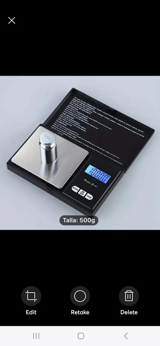 Digital Pocket Scale for Jewelry (500g, Battery Operated) - photo 4
