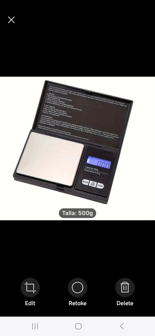 Digital Pocket Scale for Jewelry (500g, Battery Operated) - photo 5