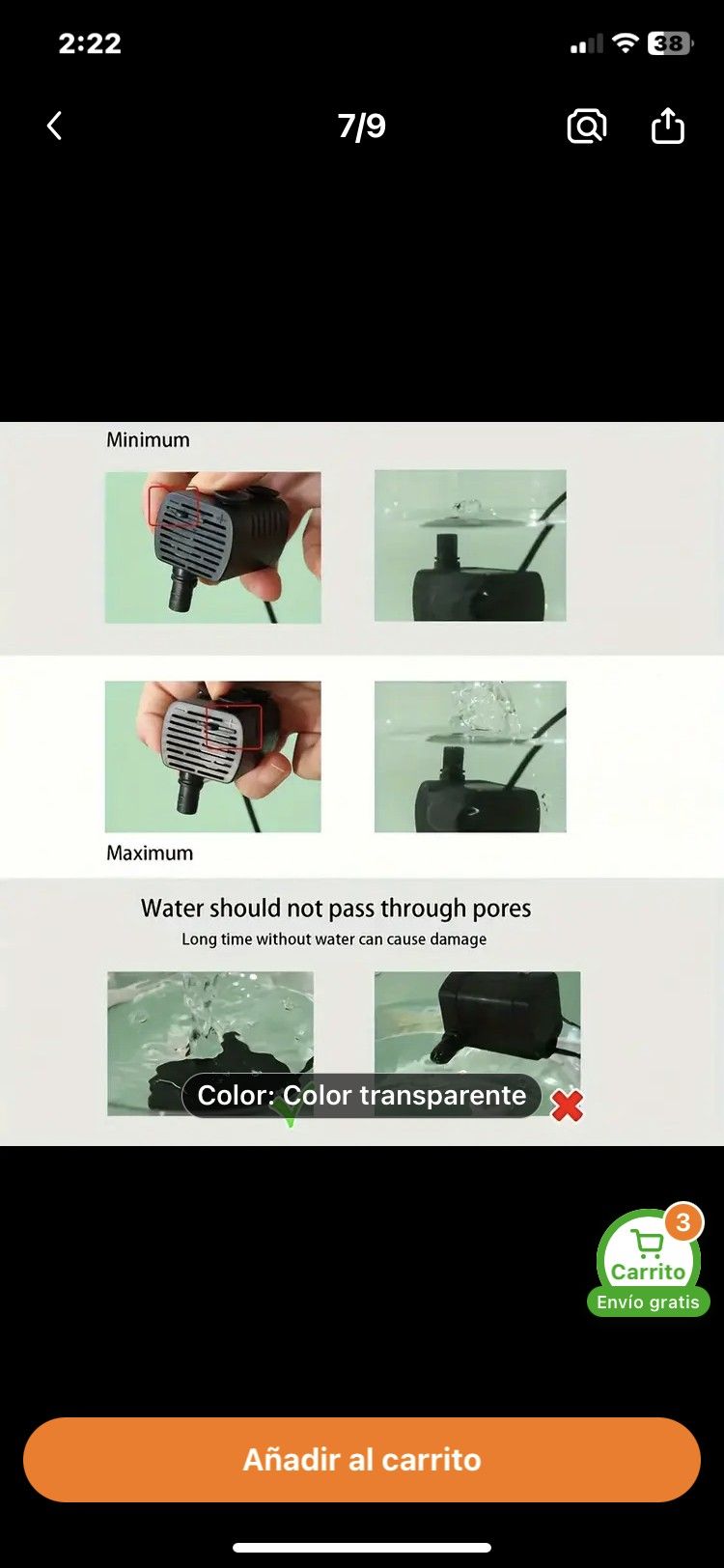 Pet Drinking Dispenser 50.72 oz Automatic Water Fountain, USB Po - photo 3
