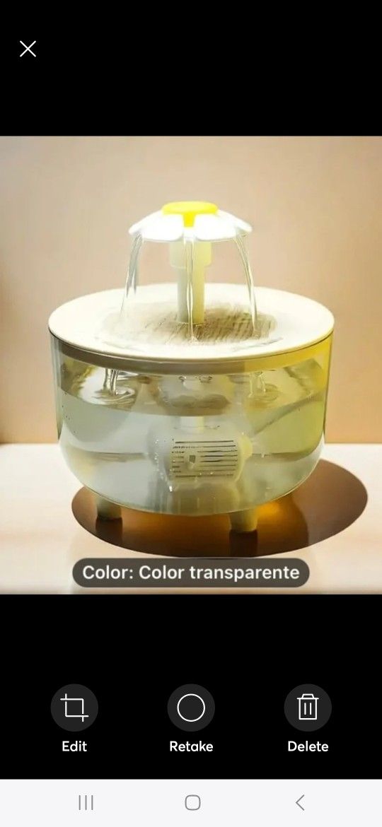 Pet Drinking Dispenser 50.72 oz Automatic Water Fountain, USB Po - photo 4