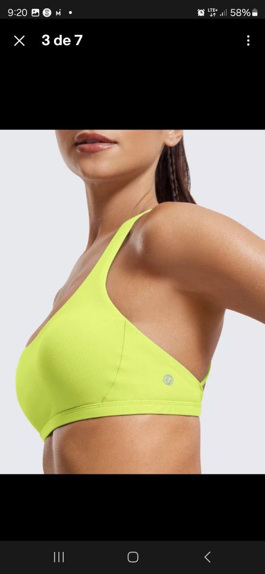 CRZ Yoga Women's Strappy Racerback Sports Bra - Size XL