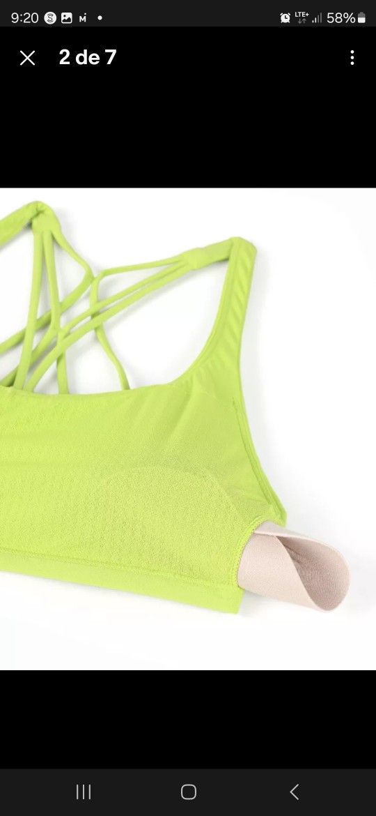 CRZ Yoga Women's Strappy Racerback Sports Bra - Size XL - photo 2