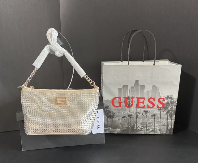 New Guess Gilded Glamour Mini Handbag