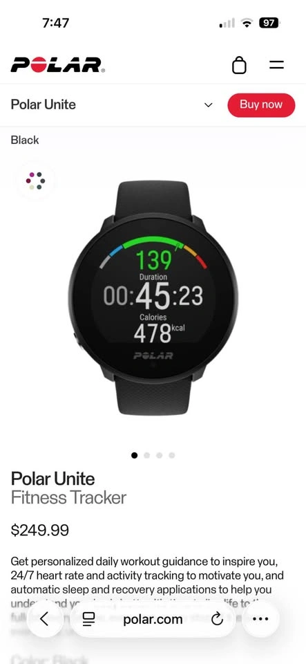 Polar Unite Exercise Watch - photo 4