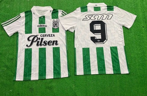 NACIONAL RETRO Pilsen 1996 - REPLICA - SOCCER JERSEY WHITE XL