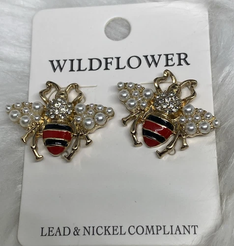 Queen Bee Earrings - Wildflower Brand Jewelry