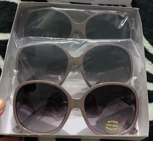 Women's sunglasses in mauve with smoke lenses - photo 3