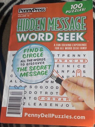 100 Puzzles Hidden Message Word Seek Vol 13 March 2023 - photo 2