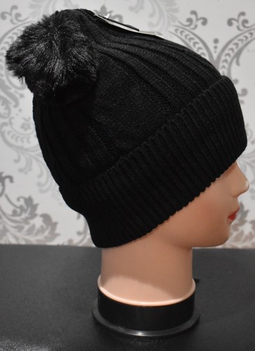 Women Girl Kids Thick Warm Winter Knitted Hat Cap Beanie With Fu - photo 2