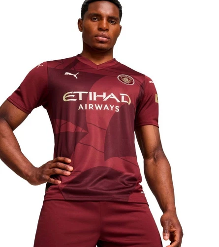 Man City 24/25 Men's Soccer Jersey Full Set - Size L - photo 2
