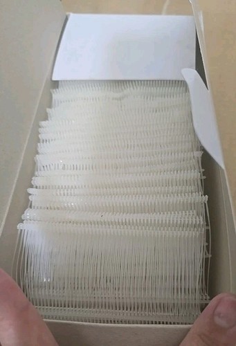5000 White Plastic 2" Clothing Price Tagging Gun Barbs - photo 2