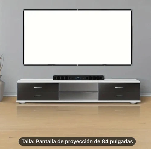 84 Inch Projection Screen Anti-Crease Portable Foldable 16:9 - photo 5