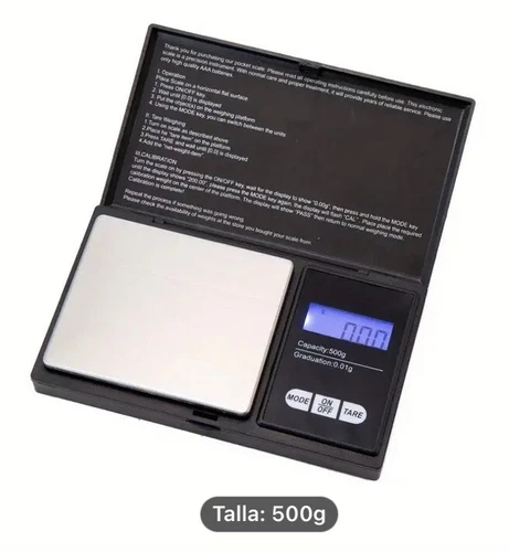 Digital Pocket Scale for Jewelry 500g Battery Operated