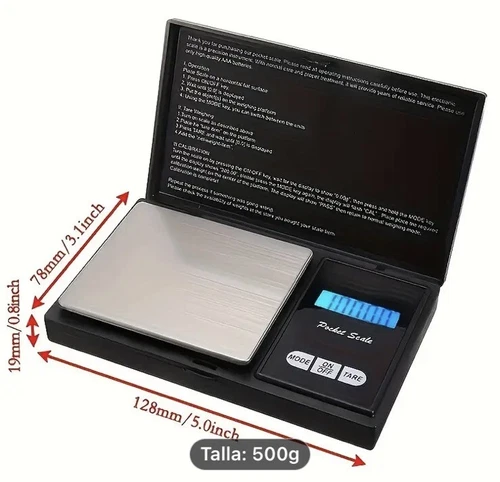 Digital Pocket Scale for Jewelry 500g Battery Operated - photo 2