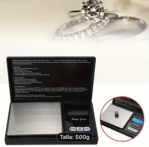 Digital Pocket Scale for Jewelry 500g Battery Operated - photo 4