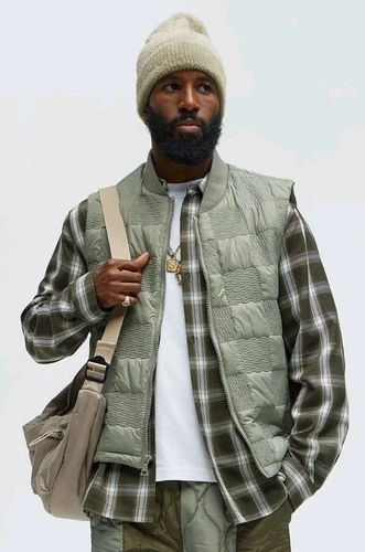 Easton Quilted Vest, Olive, Size M - photo 2