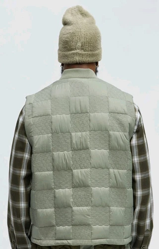 Easton Quilted Vest, Olive, Size M - photo 4