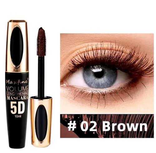 5D Silk Fiber Mascara Fuller & Voluminous Mascara Natural Waterp