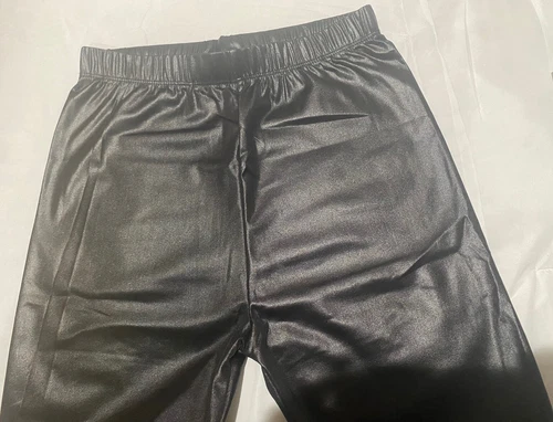 Vitalia Lady Leather Pants Shiny Black Waist L - photo 5