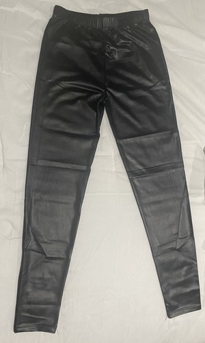 Vitalia Lady Leather Pants Shiny Black Waist XL - photo 2