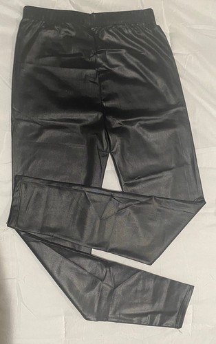 Vitalia Lady Leather Pants Shiny Black Waist XL - photo 3