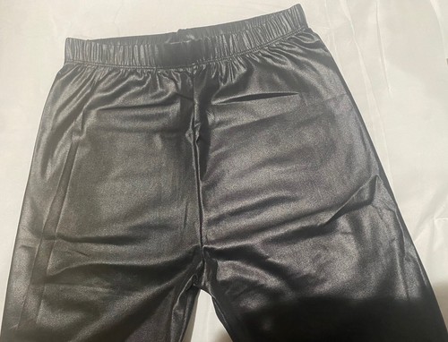 Vitalia Lady Leather Pants Shiny Black Waist XL - photo 5