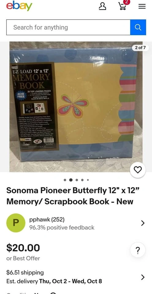 Best Occasions Pioneer Butterfly Scrapbook - photo 4