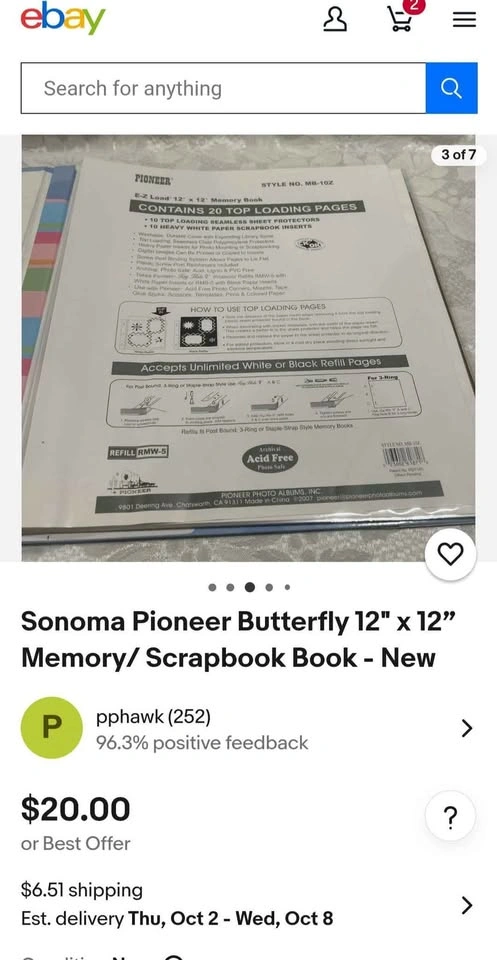 Best Occasions Pioneer Butterfly Scrapbook - photo 5