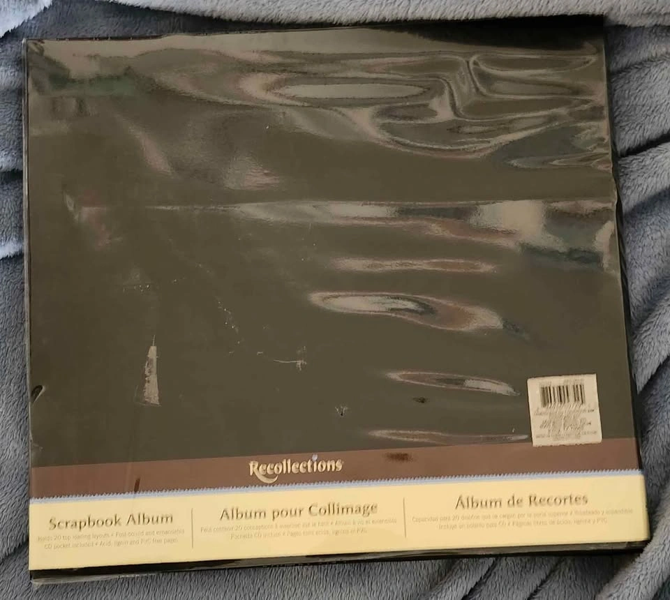 Recollections pink/zebra scrapbook - photo 2