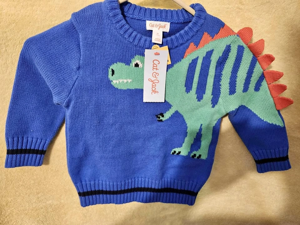 2T Cat & Jack Dino 🦖 Sweater 🦕