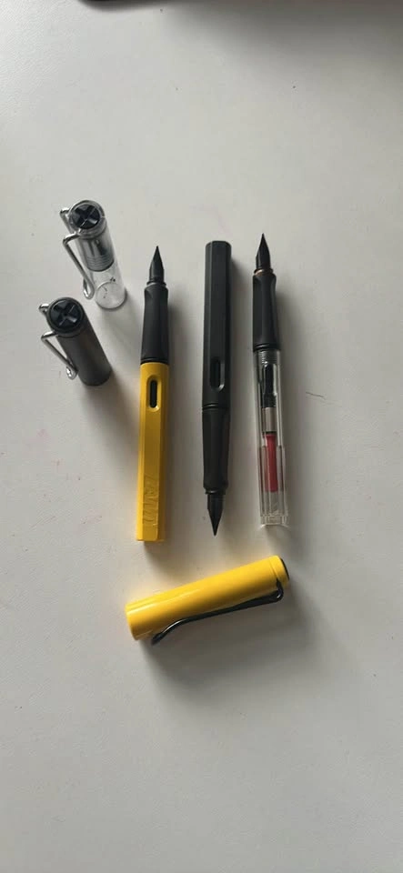 Lamy Safari Fountain Pens - Yellow, Black, Clear - photo 2