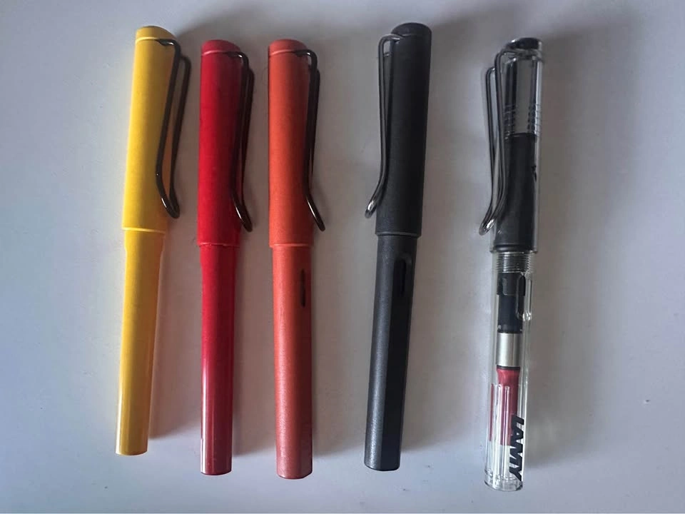 Lamy Safari Fountain Pens - Yellow, Black, Clear - photo 3