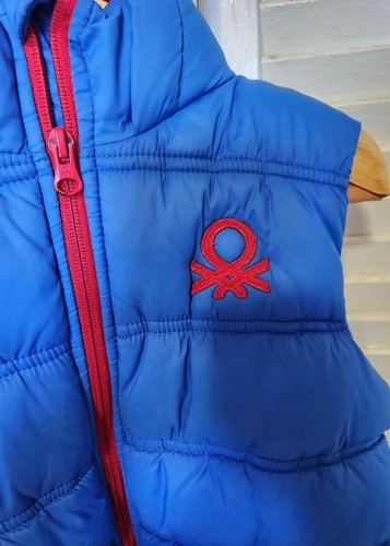 United Colors of Benetton Puffer Vest Jacket Unisex Size M (7-8) - photo 4