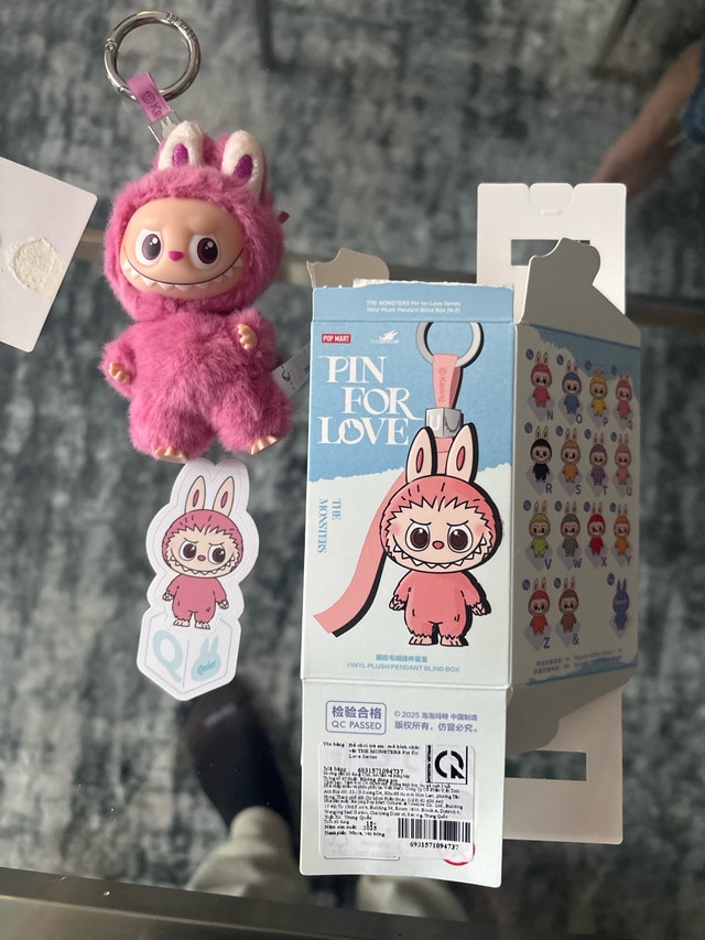Labubu Plush Keychains – Authentic Pop Mart - photo 3