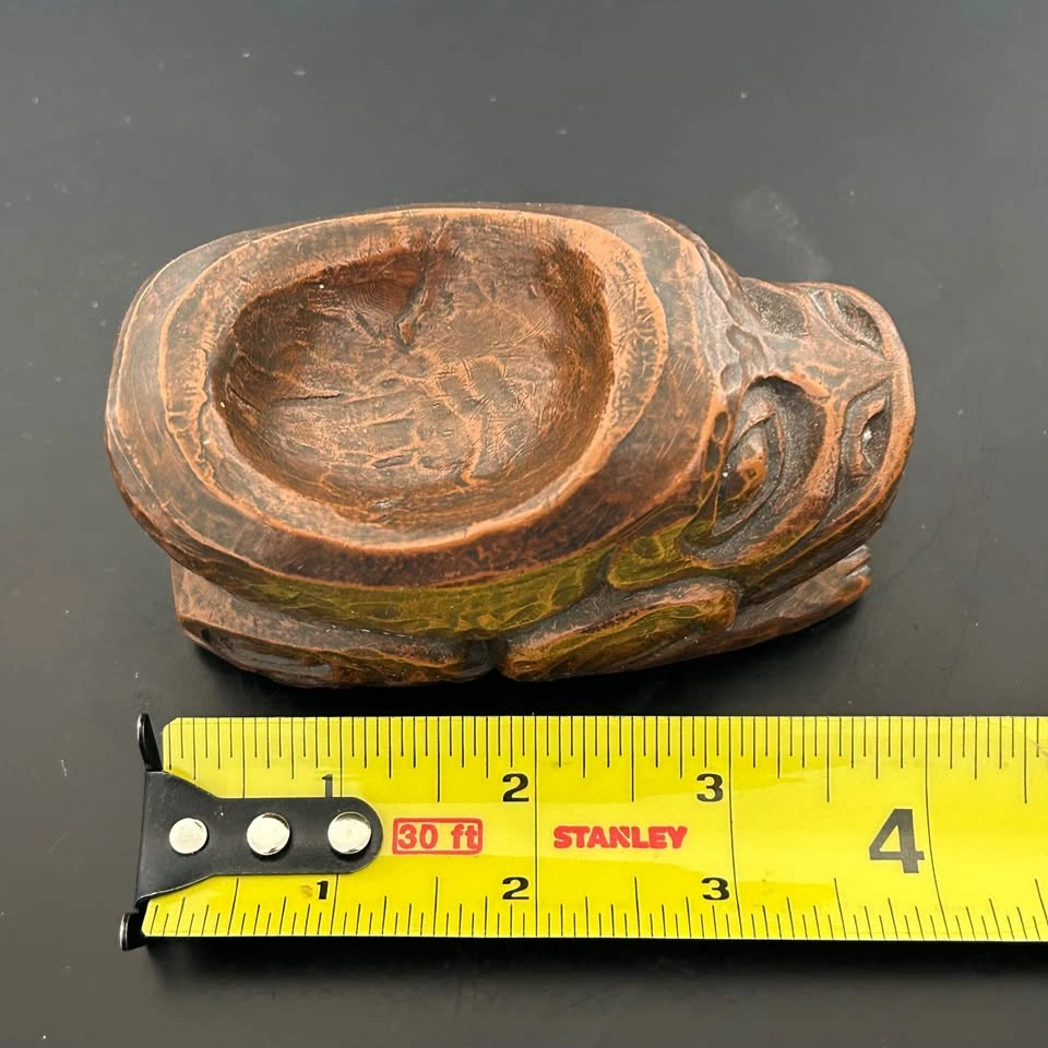 Vintage Haida Frog Feast Bowl Miniature Replica - photo 4