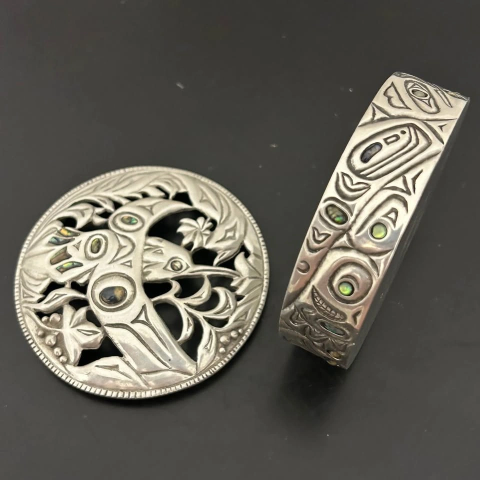 Glen Rabena Pewter Trinket Pot – Hummingbird & Abalone Inlay - photo 4