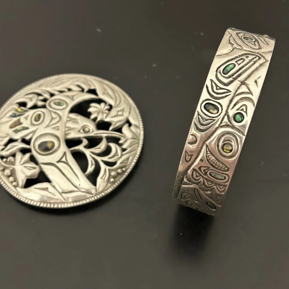 Glen Rabena Pewter Trinket Pot – Hummingbird & Abalone Inlay - photo 5