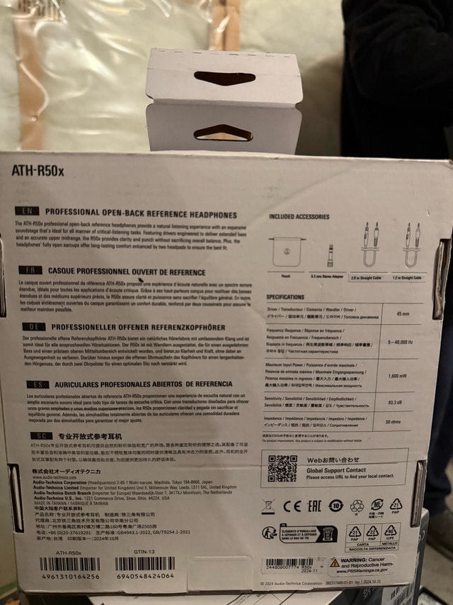 Audio-Technica ATH-R50x Open-Back Headphones - New - photo 2